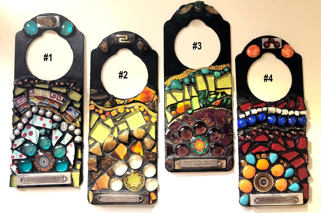 BOHO Door Knob Hangersdoor Knob Decordoor Decorbohobead Etsy