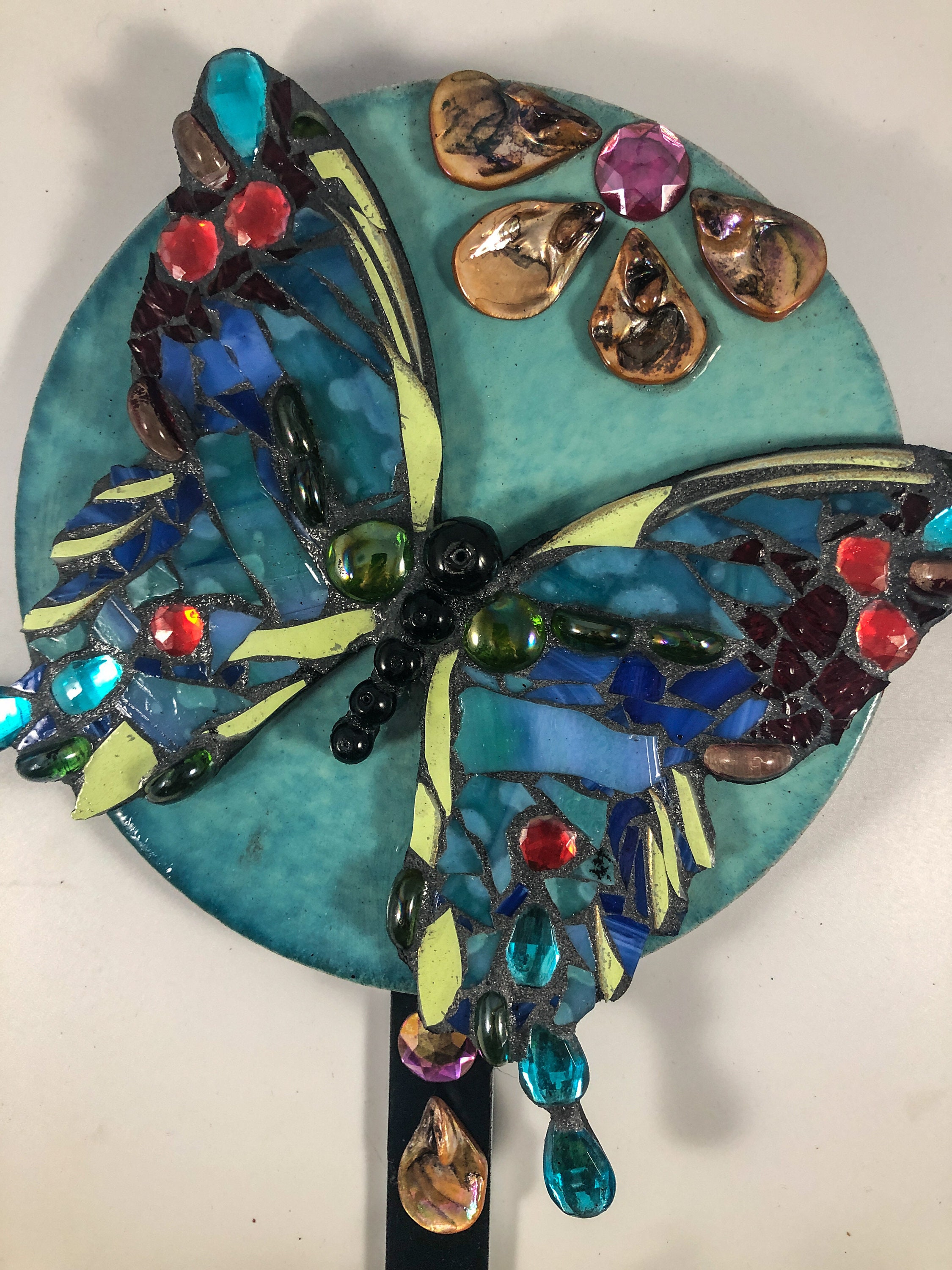 Garden gifts Mosaic garden art Plant stakes Garden stakes Etsy