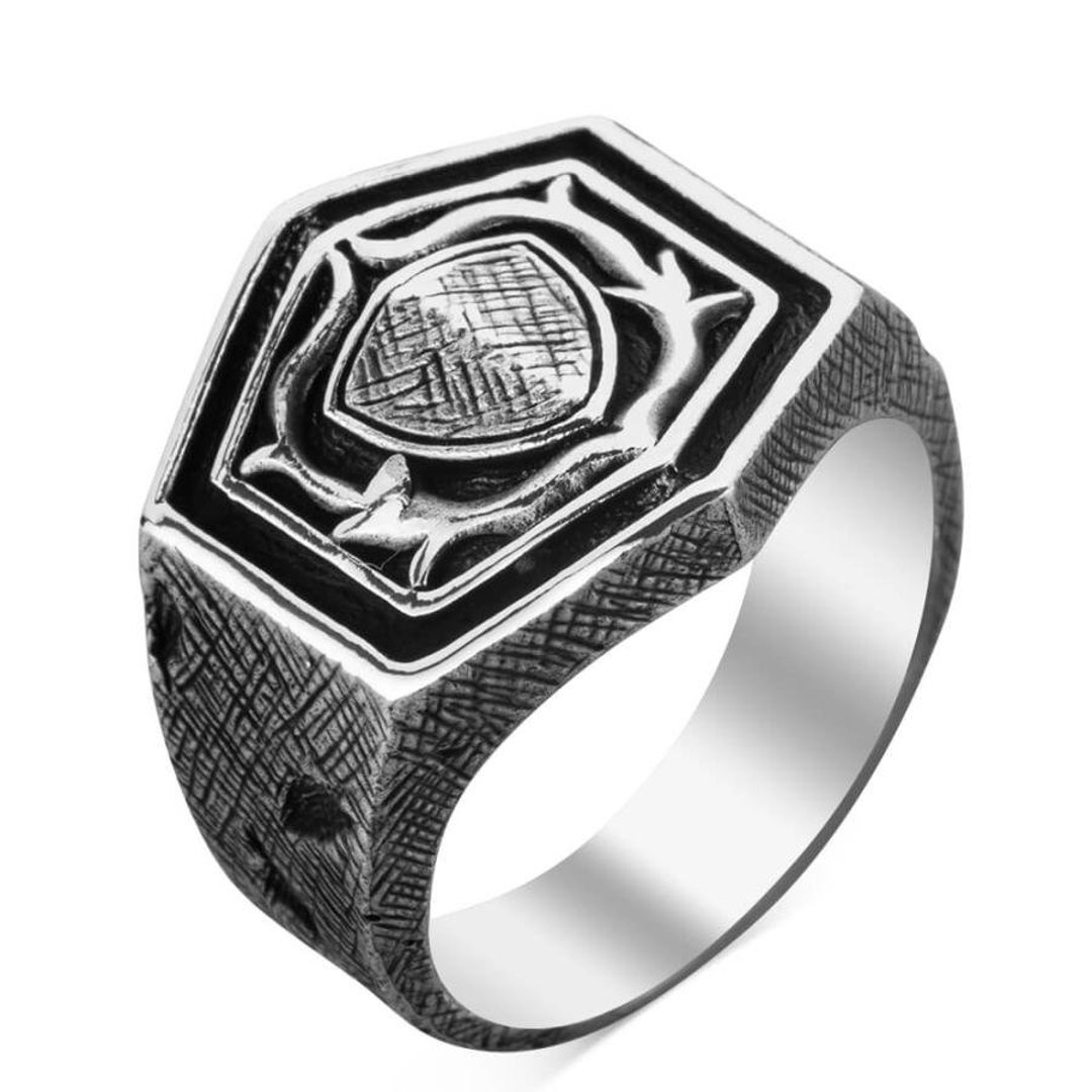 Warrior Ring Exclusive Sterling Silver Ring for Men Shield - Etsy