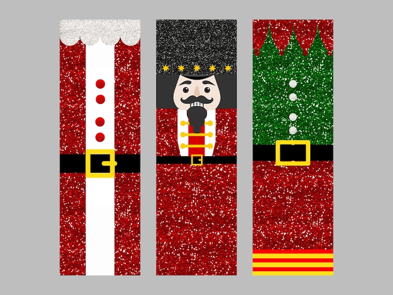 UV DTF Pen Wrap Ready to Apply Sticker Print. Full Color Christmas ...
