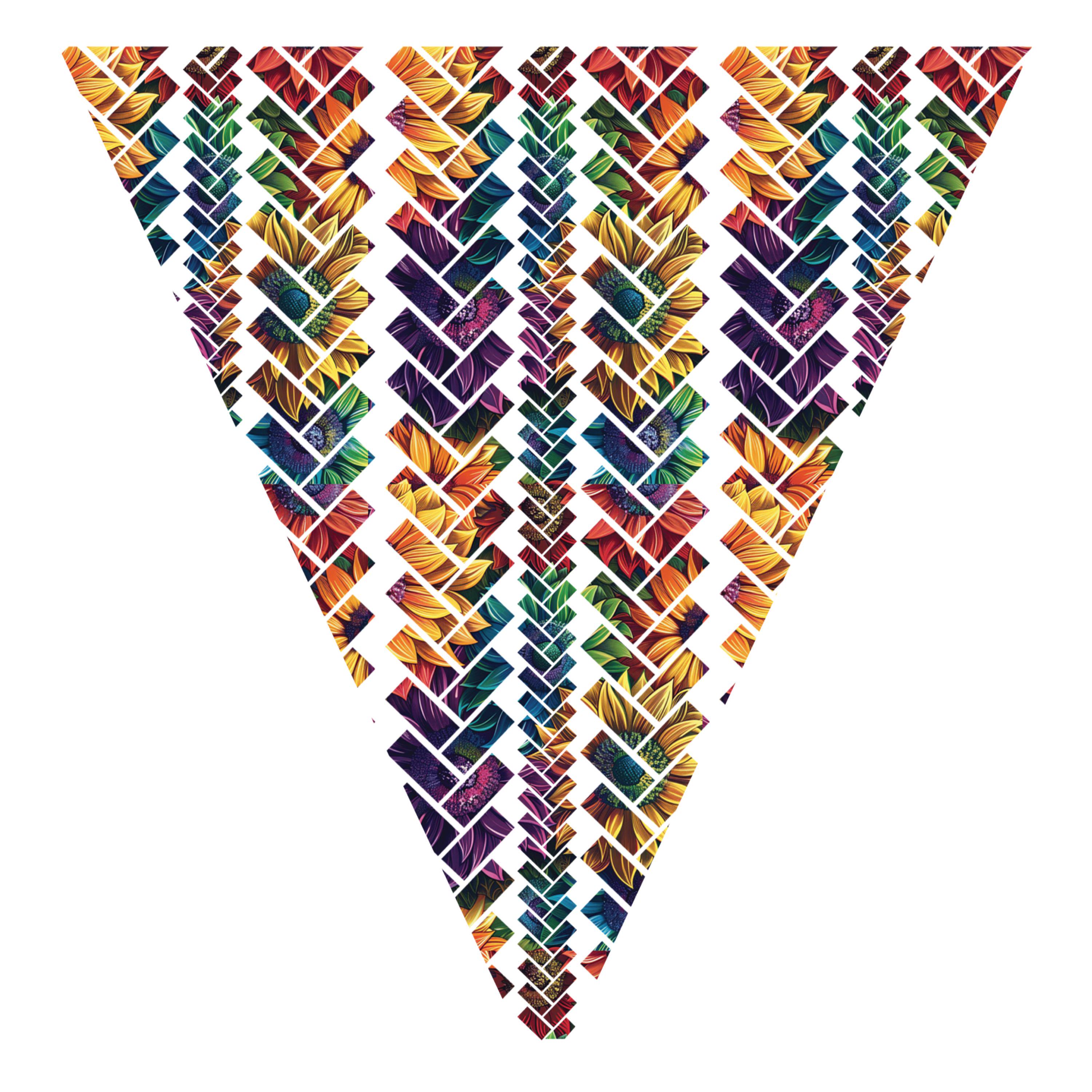 UV DTF Sticker Print. Small Braided V Split Herringbone Element ...