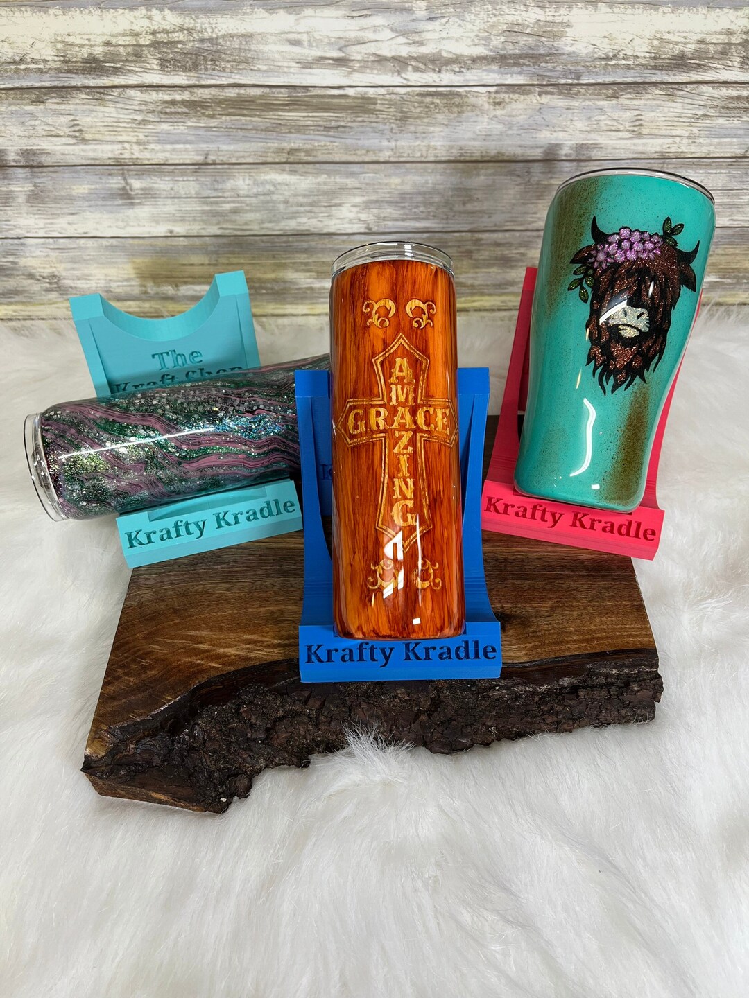 Krafty Kradle Tumbler Cradle. Crafters Cradle. Cup Cradle. Craft Kit