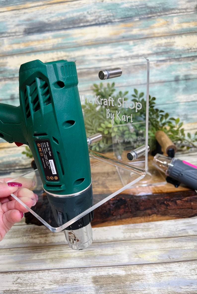 Heat Gun Holder. Acrylic Holder. Craft Helper. Craft Room Etsy