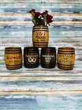 Whiskey barrel decorations. Personalized barrel. Wedding decor. Party decor. Gift for him. Whiskey lover gift.