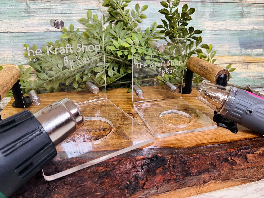 Heat Gun Holder. Acrylic Holder. Craft Helper. Craft Room Decor. Heat Gun Holder. Craft Heat Gun