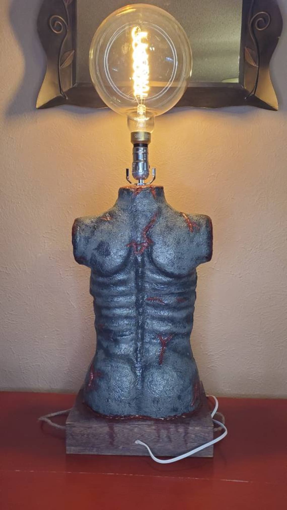 Zombie Enlightenment Lamp w/Specialty LED Bulb Etsy