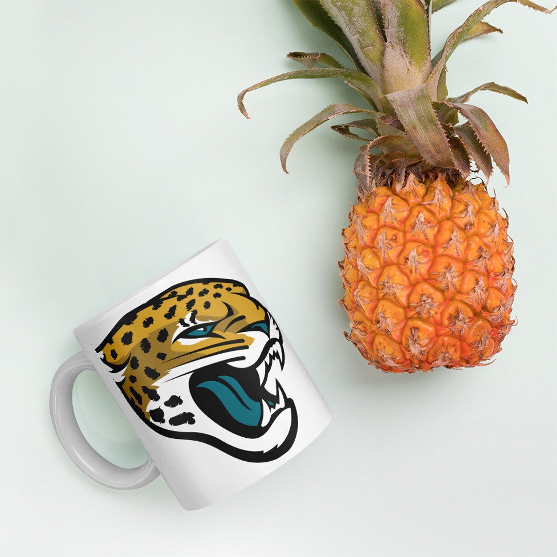Jacksonville Jaguar Mug Jacksonville Jaguar Cup Jacksonville Etsy