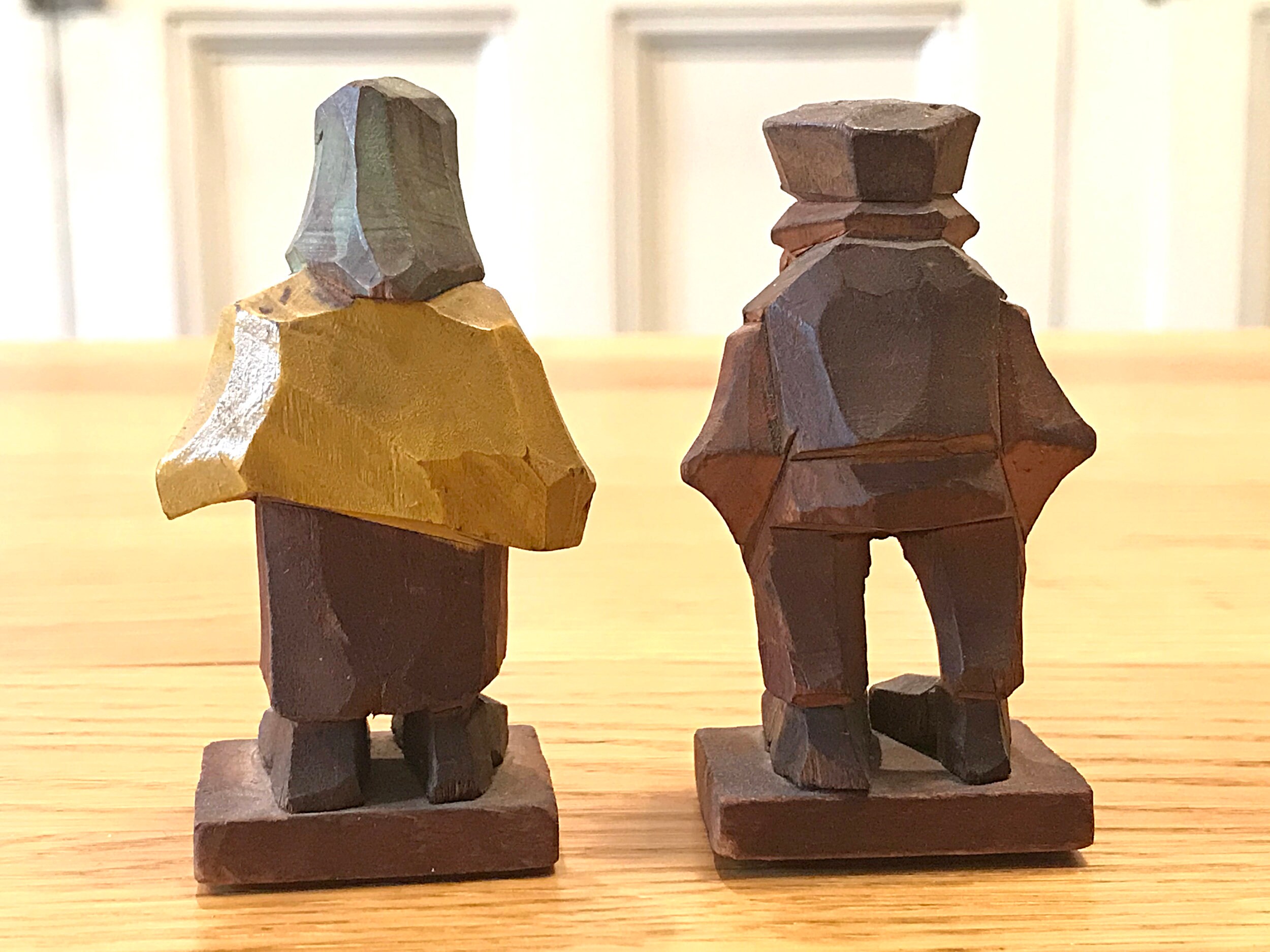 Vintage Swedish Folk Art Wood Carvings Etsy