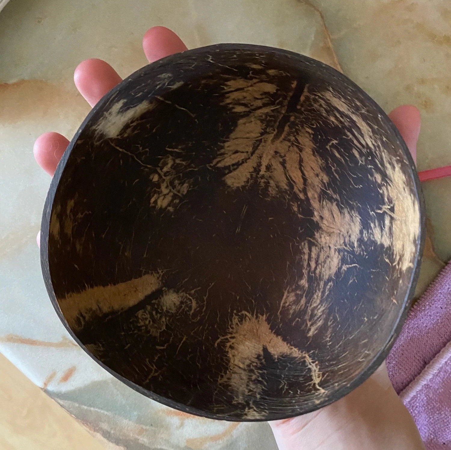 Handmade Coconut Shell Bowl Eco Friendly Etsy
