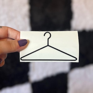 Hanger Decal, Car Decal, Laptop Sticker, Women’s Rights, Pro Choice, Reproductive Rights Sticker, Never Again, Roe V Wade, Protect Women