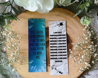 Shatter me series bookmarks, Juliette