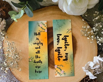 Ignite me, Warner, shatter me series bookmark