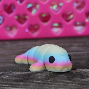 3D Printed Mini Flexi Animal Fidget | 3D Printed Fidget Collectible | Articulated Fidget | 3D Printed Flexi | Desk Decor | Sensory Figurine