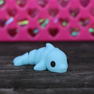 3D Printed Mini Flexi Animal Fidget | 3D Printed Fidget Collectible | Articulated Fidget | 3D Printed Flexi | Desk Decor | Sensory Figurine