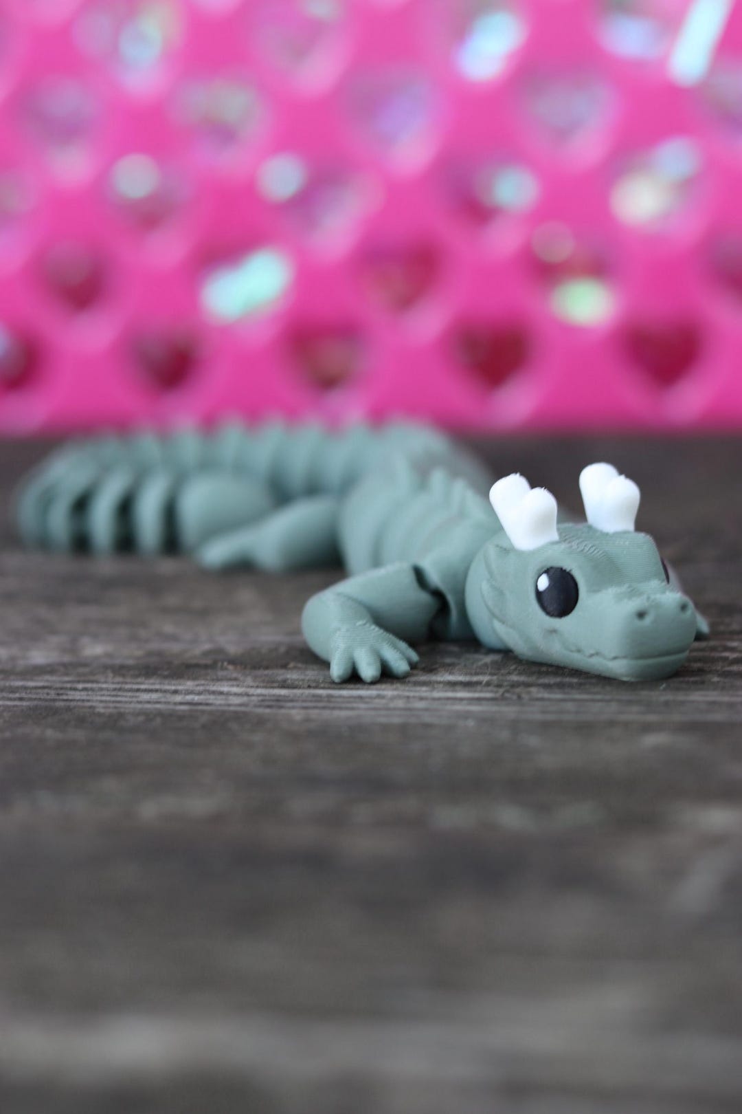 3D Printed Flexi Dragon | 3D Printed Fidget Toy | Articulated Dragon ...