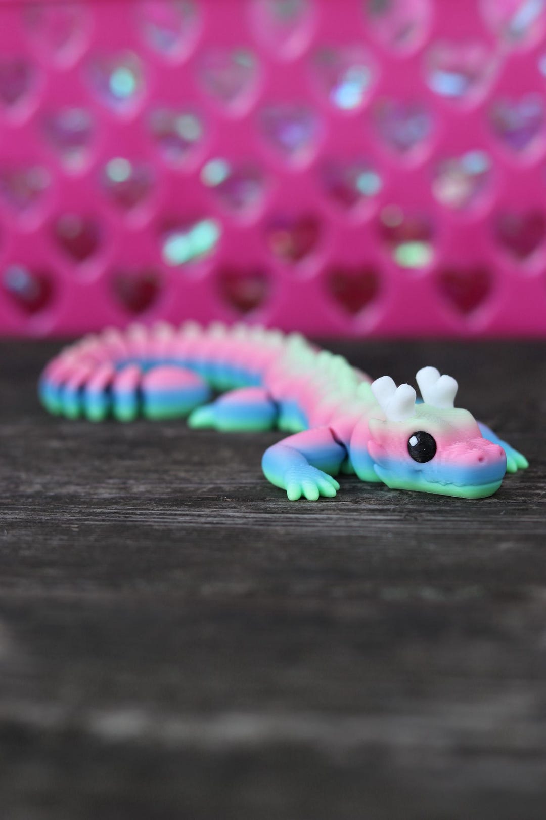 3D Printed Flexi Dragon | 3D Printed Fidget Toy | Articulated Dragon ...