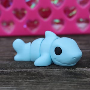 3D Printed Mini Flexi Animal Fidget | 3D Printed Fidget Collectible | Articulated Fidget | 3D Printed Flexi | Desk Decor | Sensory Figurine