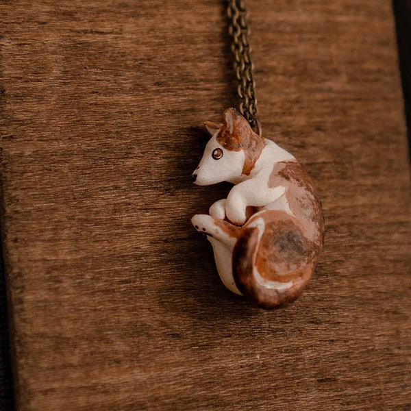 Custom Handmade Pet Portrait Sculpture Pendant Necklace