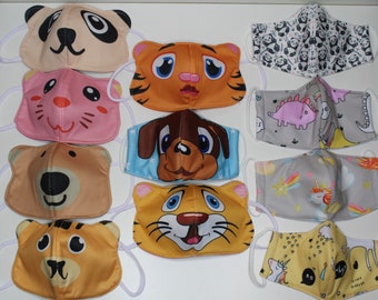 Children Face Mask - Washable, Breathable, & Reusable