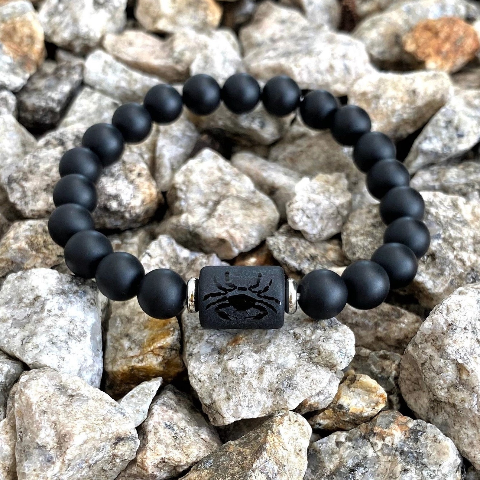 Cancer Zodiac sign Bracelet Cancer Horoscope Men Bracelets Etsy