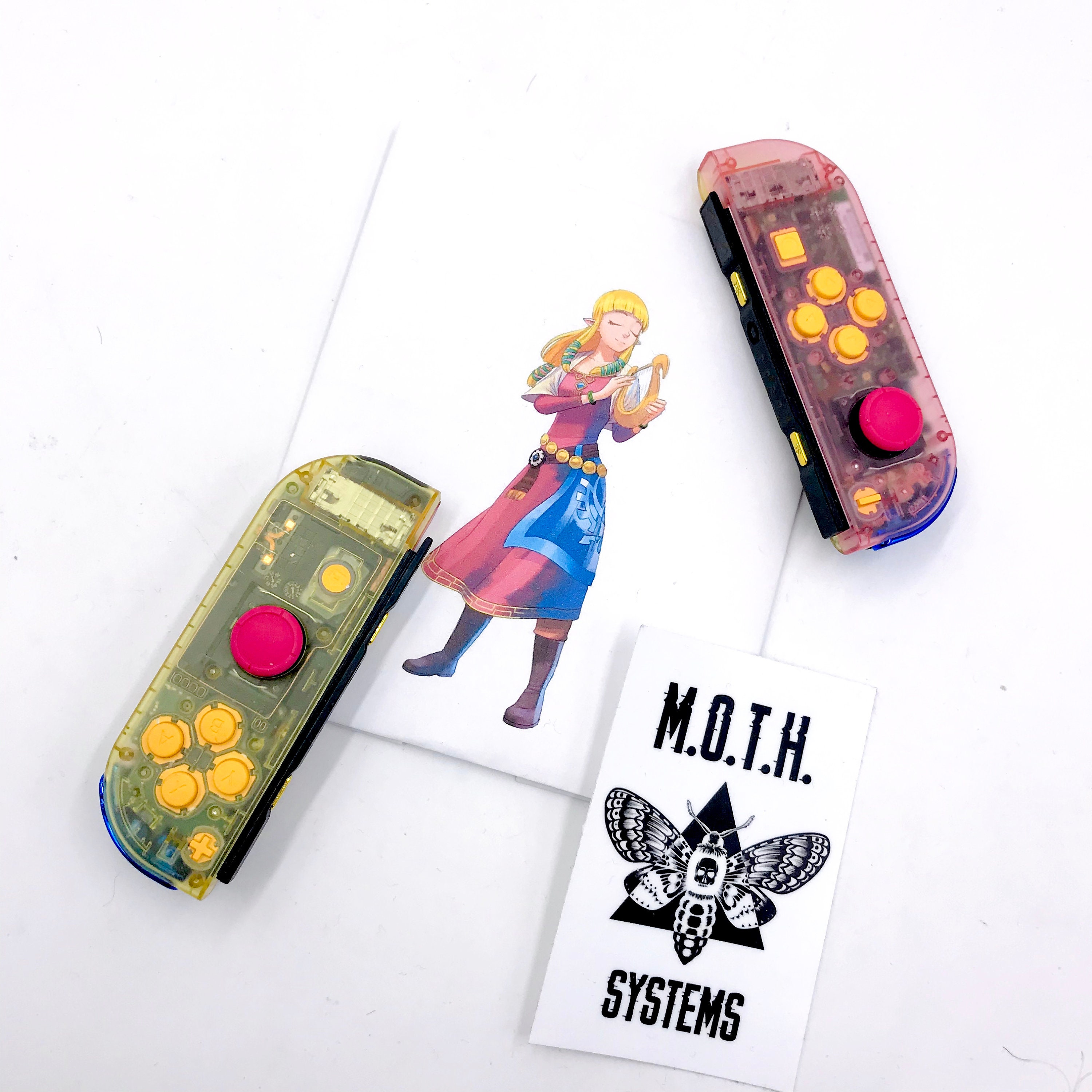 Nintendo Switch Customized Joycons Zelda Skyward Sword Etsy