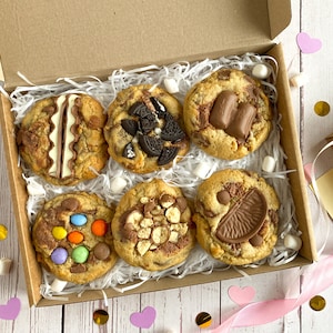 CHUNKY COOKIE Gift Box Mixed Box Letterbox Cookies-Birthday Gift-Thank you Gift-Get well Soon Personalised Note Father's Day Gift image 6