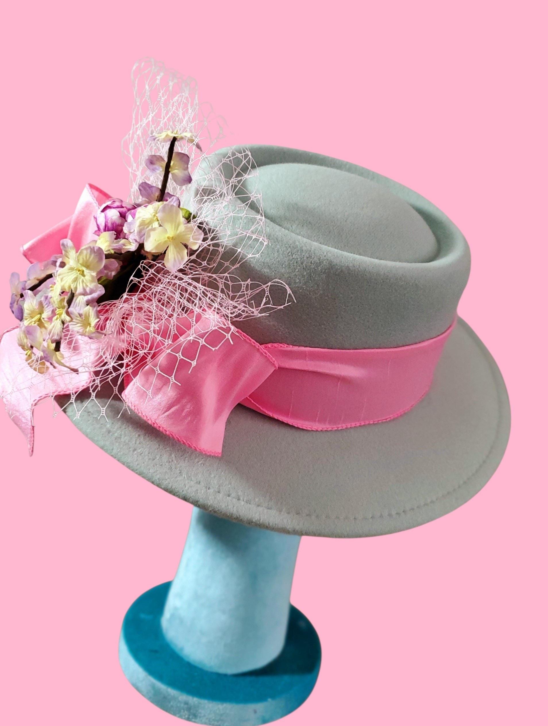 Vintage Elegant Light Green Ladies Church Hat with Decorative Applique Church Green Vintage Hats for Women for sale | eBay main image 2