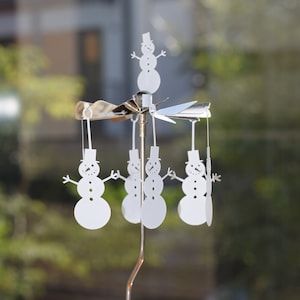Snowman Spinning candle holders. Rotary candle holders. Christmas gift. Candle holder. Candle carousel. Tea light holder. Candlestick