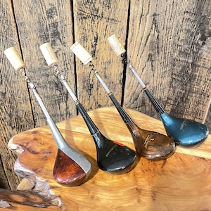 Sacacorchos Drivers de Golf, Manijas Putter, Plancha, Regalos para golfistas, Hecho de palos de golf vintage convertidos, Herramienta de bar, Regalos de golf para hombres