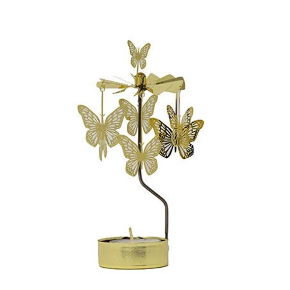 Spinning Butterfly. Spinning Candle Holders. Rotary Candle Holders