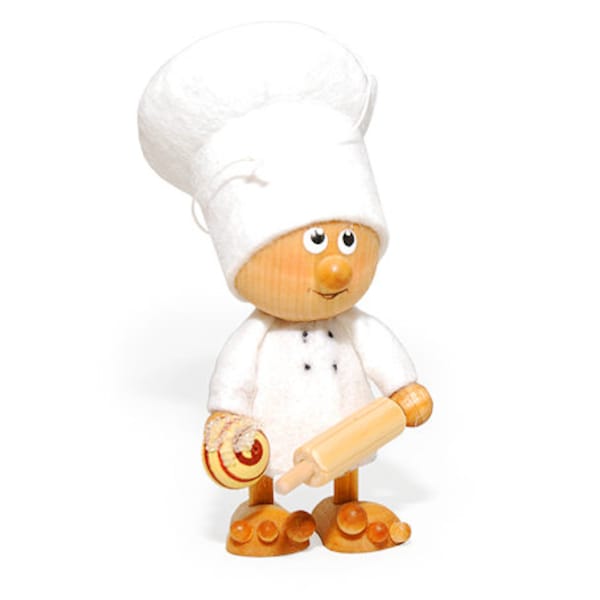 Adorno de gnomo panadero – Decoración navideña escandinava – Regalo navideño hecho a mano – Decoración de cocina Chef