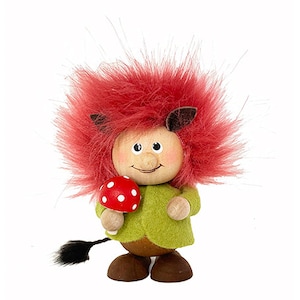 Troll with mushroom, Home decor, Handmade troll, Cute troll, Mushroom decor, Christmas gift, Trolls with mushrooms, Trolls decor, Troll gift