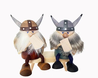 Viking gnome with beard and ax, Christmas gifts, Viking decor, Viking gift, Gift for man, Scandinavian gifts, Swedish gifts, Norwegian gifts