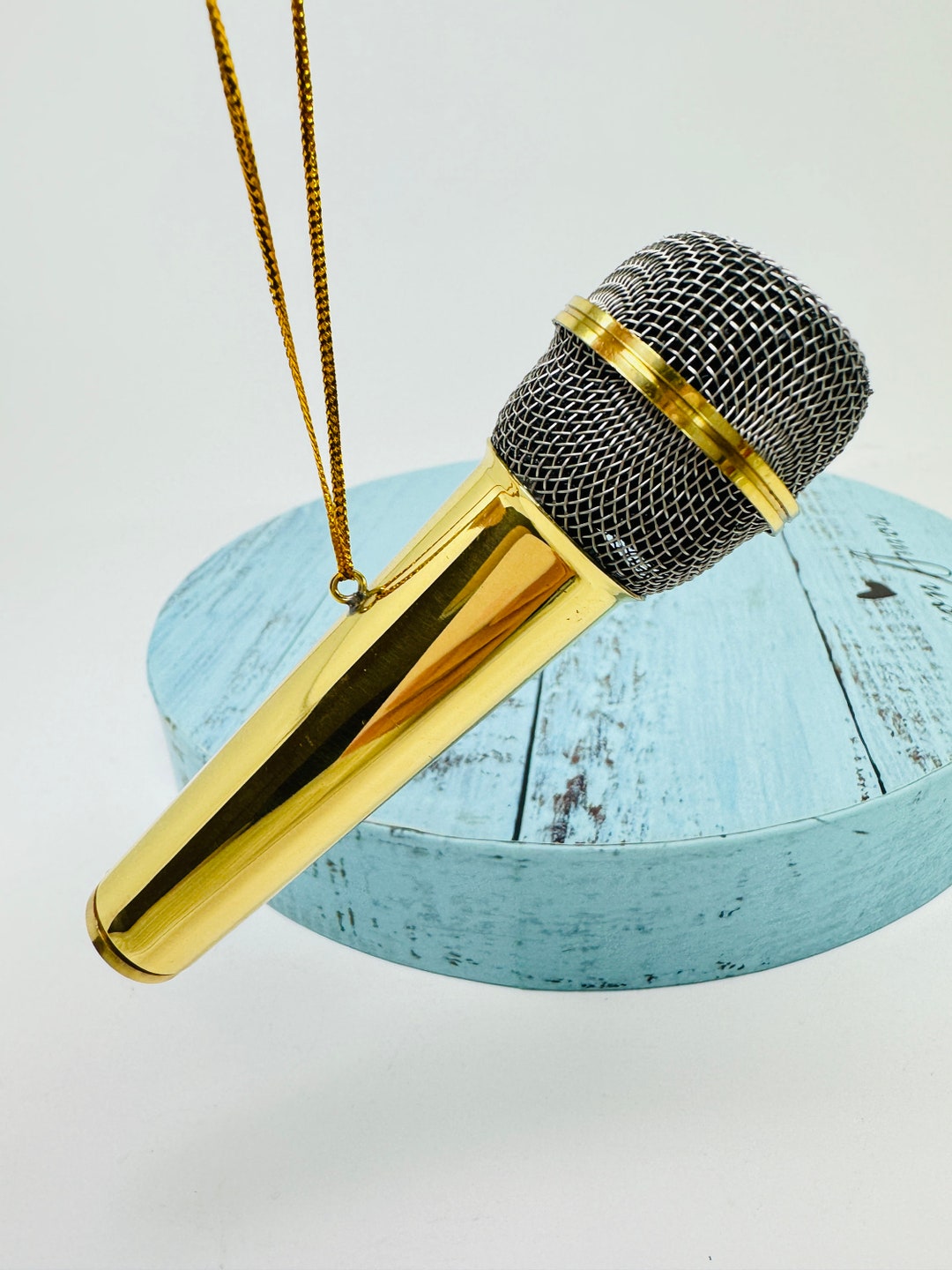 Microphone Ornament, Microphone Gifts, Microphone Decor, Gift for