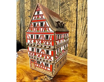 Midene セラミックキャンドルホルダー　リトアニア製 Midene セラミックハウス ティーライト キャンドルホルダー コルマール