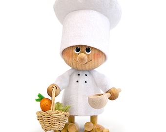 Chef. Gift to the cook. Kitchen decor chef. Chef Christmas ornament with string. Chef Gnome Christmas decoration. Chef gifts. Gnome cook