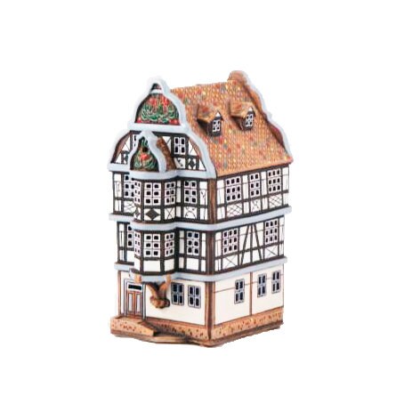 アイリッシュドレスデン製 陶器製クリスマスキャンドルハウス アイリッシュドレスデン製 陶器製クリスマスキャンドルハウス アイ