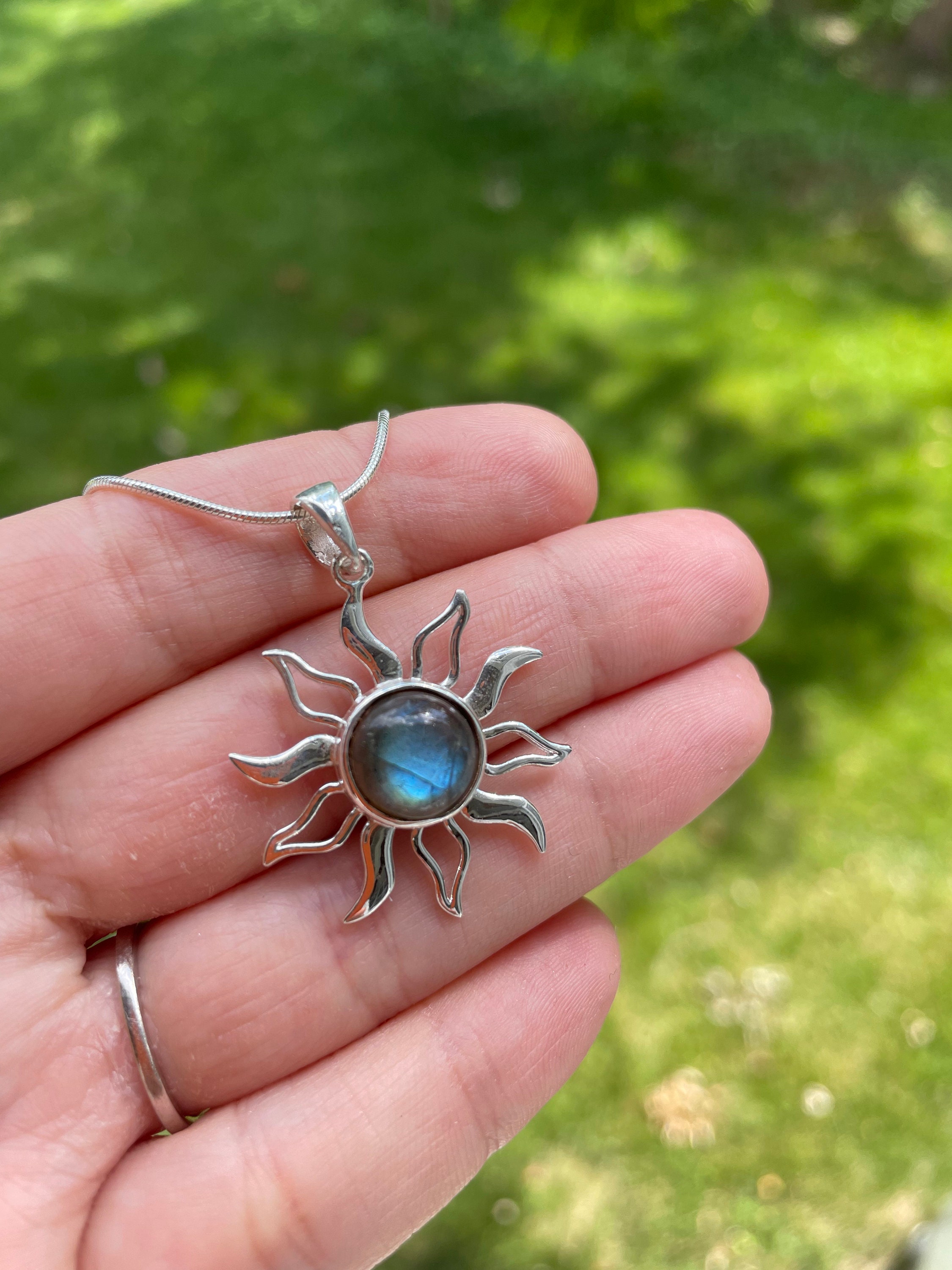 Sterling Silver Sun Pendant Sterling Silver Sun Pendant