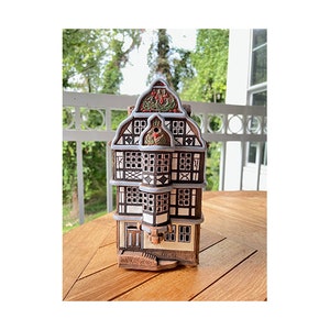 Killinger house Idstein, Germany. Ceramic house tealight, Candle Holder, Ceramic candle house, Christmas village houses, Germany gifts