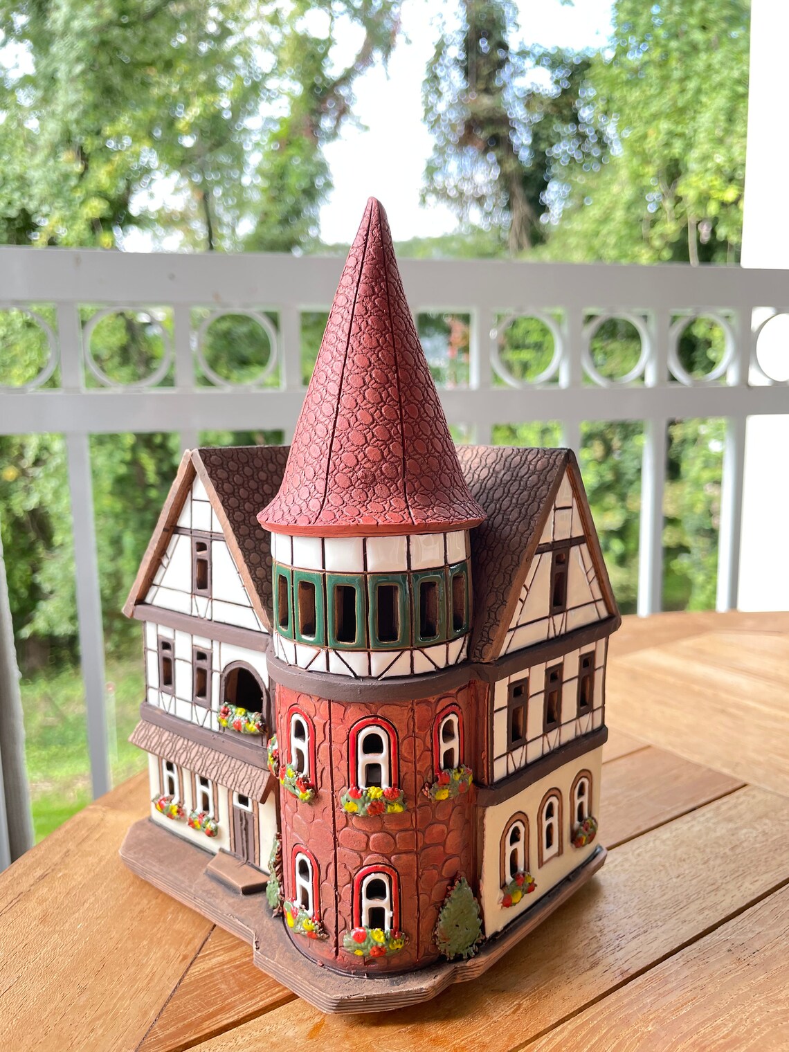 Ceramic Candle House. House in Germany. Ceramic House Etsy