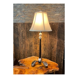 Golf Table Lamp, Golf Grip Shaft with Metal Wood Base, Golf gifts for men, Golf decor, Gifts for golfers, Golf gifts, Golf gifts for women