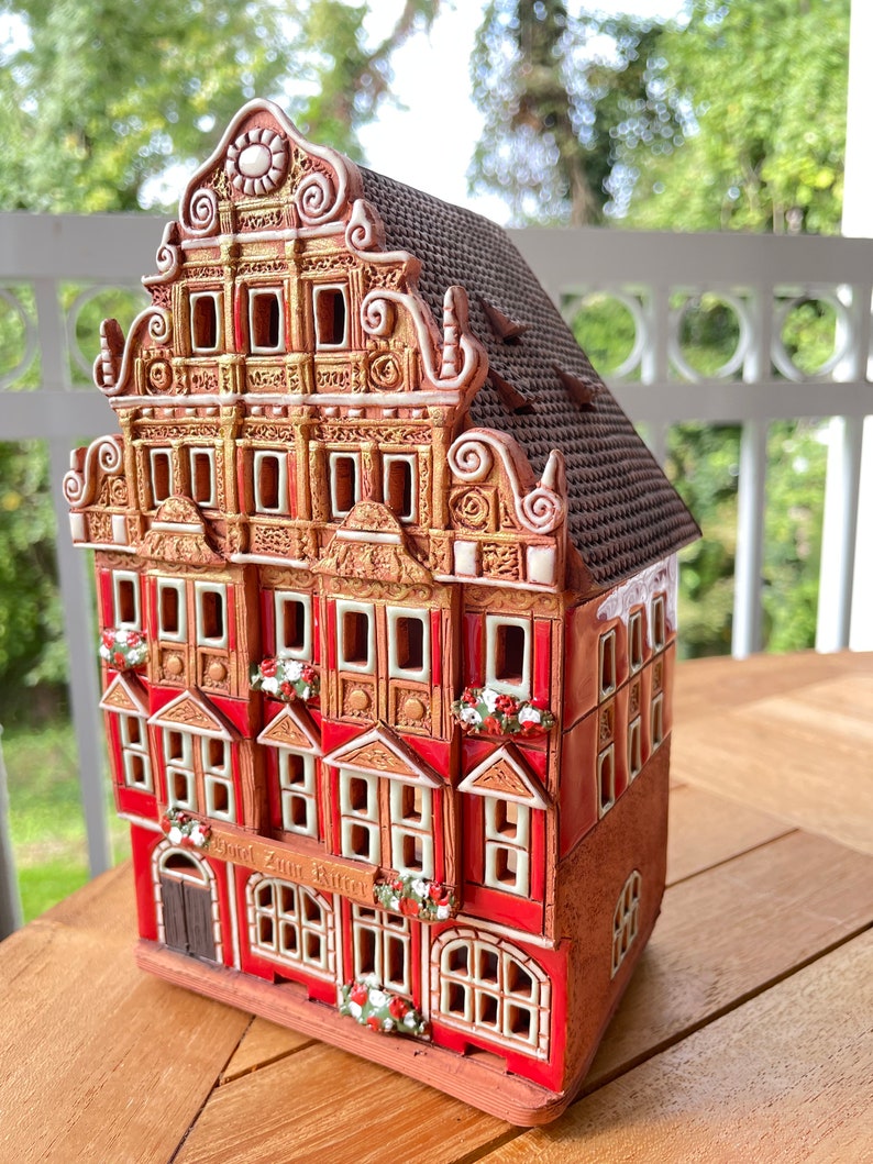 Ceramic Candle House. House in Germany. Ceramic House Etsy