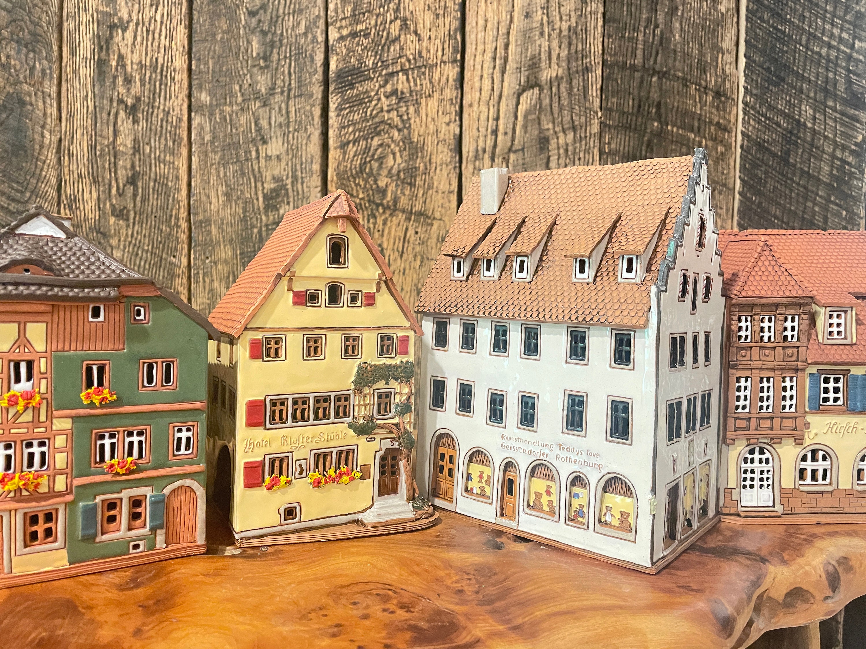 Houses Germany, Bavaria, Rothenburg, Ceramic Candle House