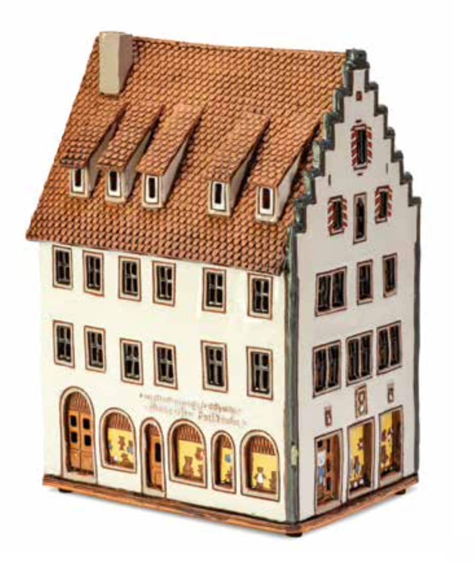 Houses Germany, Bavaria, Rothenburg, Ceramic Candle House