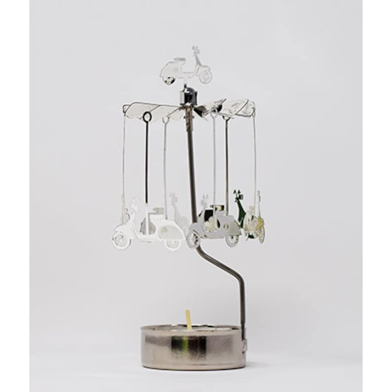 Candlestick Vespa Spinning Candle Holders