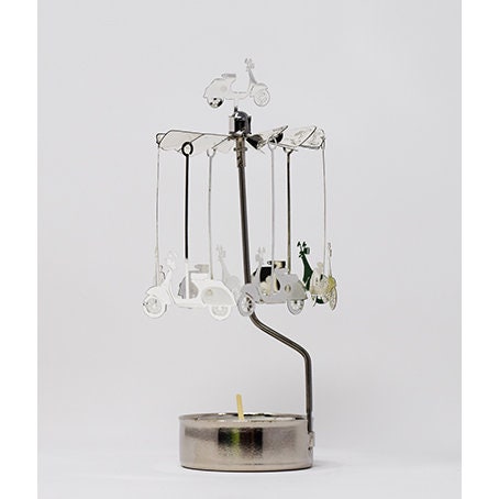 Rotating Candle Holder With Tray - Gold Spinning Tea Light Holder For Christmas, Wedding Table Decor - View #6