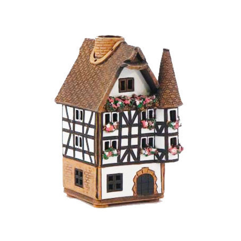 German house. Ceramic candle house and aroma lamp in one. Etsy