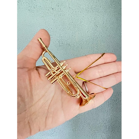 Miniature Trumpet Ornament