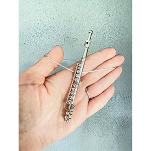 Flute Ornament, Flute gifts, Flute decor, Gift for Musicians, Musical instruments, Music Gift, Music Decor, Musician gift