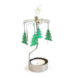 Spinning candle holders Christmas tree, Rotary candle holders, Candle holder, Candle carousel, Tea light holder, Candlestick, Christmas gift